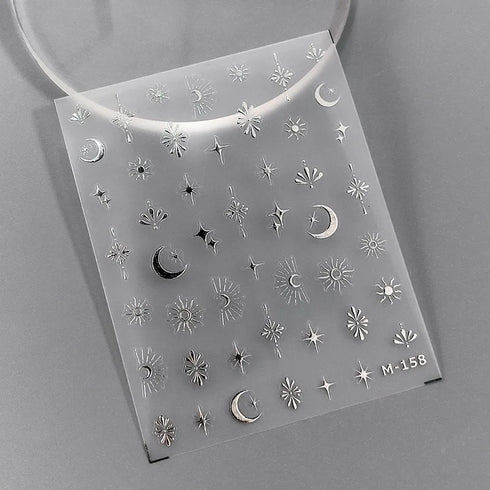 Kawaii Hydrangea 5D Embossed Flower Nail Art Stickers - Self-Adhesive Transfer Decals for Stunning DIY Nail Decoration