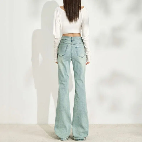 Baggy Jeans For Women - Wide Leg Denim Pants, Vintage Aesthetic, Loose Fit Casual Jeans
