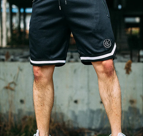 Men's Fitness Sports Shorts Gym Breathable Quick Dry Pants