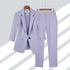 Elegant Women's Casual Blazers Jacket and Slim Fit Pants Two Piece Suit for Professional Summer Wear - Stylish Korean Inspired Outfit Set