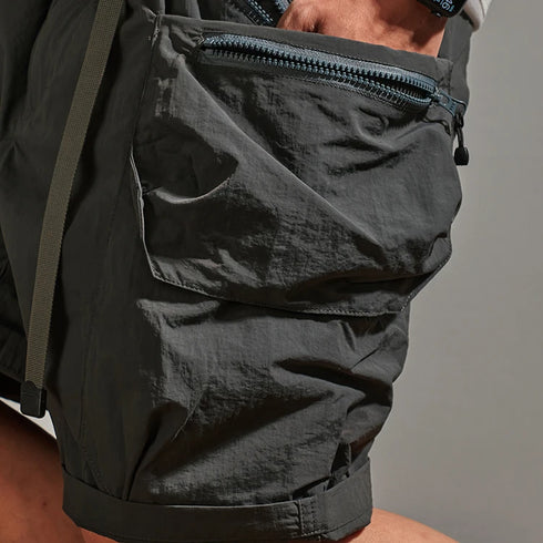 Summer Loose-Fitting Cargo Shorts Men's Fashion Casual Pants Multi-Pocket Quick-Dry Outdoor Wear
