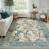 Floral Birds Area Rug for Living Room and Bedroom Decor Soft Non Slip Machine Washable Floor Mat