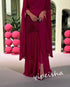 Customized Jersey Draped Occasion Gown A-line Long Dresses