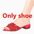 Party Wedding Shoes Women Shoes Bag Set Rhinestone Crystal Summer Fashion Slippers