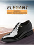 Elevator Dress Shoes for Men Patent Leather Heighten Formal Oxfords