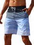 Striped Beach Shorts Men Fashion Swimwear Board Shorts Trunk