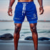 2-in-1 Breathable Sports Shorts for Men - Quick Dry Casual Jogging & Gym Workout Gear