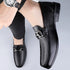 Stylish Men's Casual Genuine Leather Loafers - Breathable Slip-On Moccasins for Business and Driving