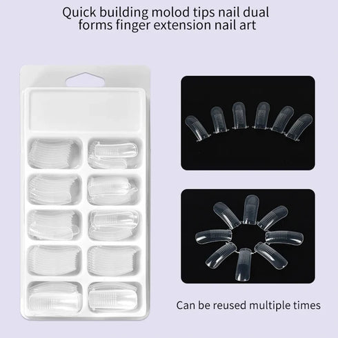 Ultimate Nail Extension Gel Kit for Stunning UV Varnish Nail Art Manicure – Complete Slip Solution & Quick Extension Tool Set for Professional Nail Care