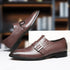 British Style Genuine Leather Wedding Oxfords Business Shoes for Men Casual Office Work Dress Footwear