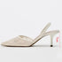 Sexy Mesh Pointed Stiletto Mules Women Heels Elegant