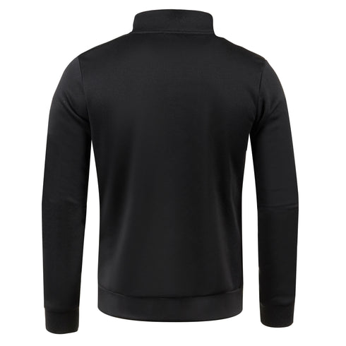 Men's Casual Long Zipper Jacket for Autumn and Winter – Thick, Comfortable Outerwear with Turtleneck and Pockets