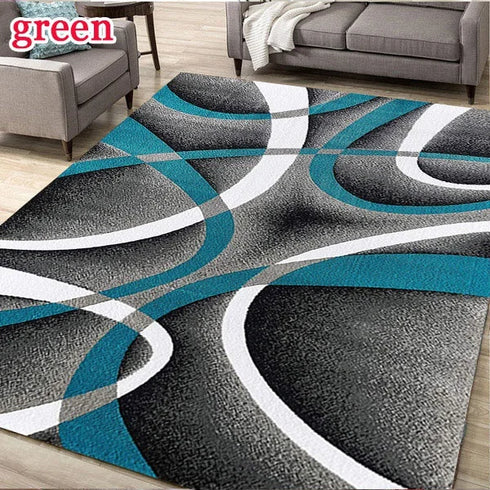 Geometric Area Rug for Living Room Modern Home Decorations Non-Slip Floor Mat