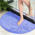 Soft Chenille Semi-Circle Mat - Anti-Slip, Dirt Trap, Doorway