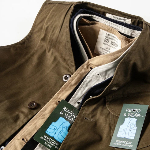 Vintage Japanese Multi Pocket Workwear Vest for Men - Casual Streetwear Loose Top and Couples Jacket for Summer Adventures