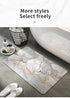 Luxury Nordic Diatomite Bath Mat Anti Slip Super Absorbent Quick Dry Floor Mat