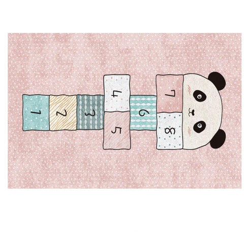Children's Play Hopscotch Carpet for Living Room Decor Large Area Rugs and Crawling Floor Mat