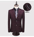 Men's Business Casual Suit Set Blazer Vest Pants Fashionable Slim Fit for Weddings and Work
