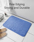 Pebble Embossed Coral Velvet Bathroom Non Slip Mat Quick Drying Machine Washable Floor Rug