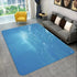 3D Beach Wave Inspired Carpet Area Rug for Living Room Decor and Home Use