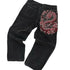 Baggy Jeans Women Wide Leg High Waist Vintage Washed Print Streetwear Casual Everyday Relaxed Fit