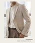 Summer Linen Casual Slim Suit Jacket for Men Lightweight and Breathable Blazer