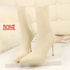 Sexy Sock Boots Knitting Stretch High Heels for Women Fashion Shoes Ankle Boots