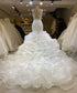 Customized Plus Size Wedding Dresses with Lace Up Back and Floor Length Design