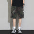 Summer Camouflage Cargo Shorts Men Pocket Casual Outdoor Pants