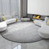 Luxury Nordic Bedroom Decor Plush Round Area Rug Washable Non Slip Mat Minimalist Carpet for Living Room