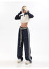 Womens Baggy Denim Jeans - High Waist Straight Leg Streetwear Trousers for Effortless Fall Outfits with Jeans, Perfect for Any Season