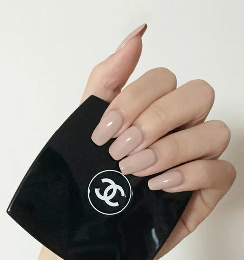 24pcs Glossy Medium Square Press On Nails in Demitint Series, Solid Color Reusable False Nails with Jelly Stickers for Effortless Nail Art