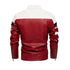 Stylish Men's Motorcycle Slim Fleece Leather Jacket for Spring and Autumn Outdoor Biking Fashion