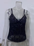 See Through Lace Cami Crop Top Sleeveless V Neck Sexy Tank Top Women Summer Y2K Gothic Aesthetic