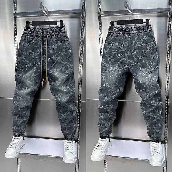 Harajuku Jeans Loose Fit Harem Style Straight Leg For Men Jeans