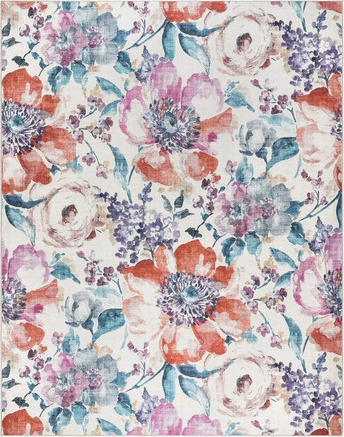 Printed Indoor Boho Area Rug Non Slip Super Strong Home Décor for Entryway Bedroom Living Room