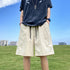 Men's Shorts Pants Summer Casual Drawstring Baggy Trousers