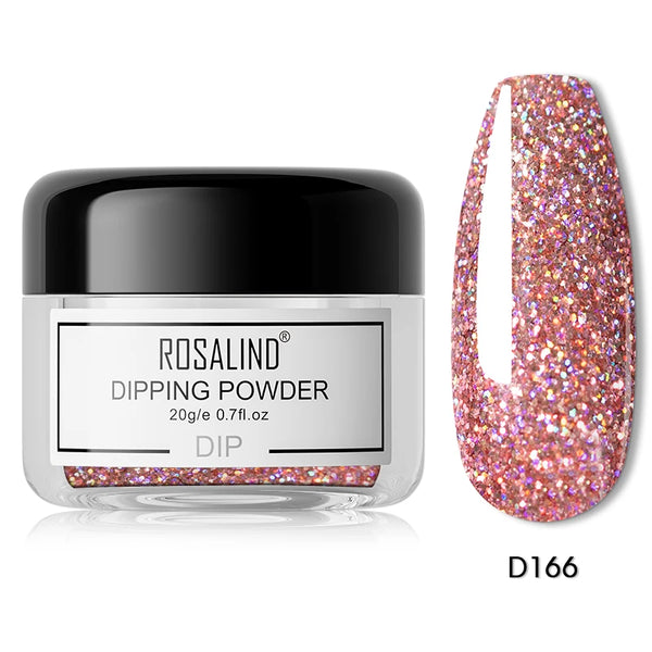Glittering Dip Powder Nail Art Decoration for Stunning Manicure and Nail Extension Designs - 20g Dip Glitter Dust for Fabulous Air Dry Nail Looks