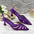 Venus Chan Shoes and Bag Set for Women's Party Heels