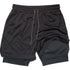 Men's Gym Shorts Camo 2 in 1 Performance Fitness Shorts Summer