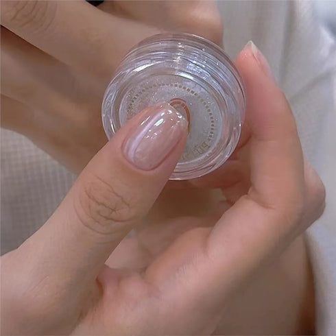 Magic Clear Pearlescent Mirror Effect Nail Glitter Powder - 0.5g Shimmering Aurora Pearl Chrome Pigment for Stunning Nail Art