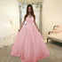Women Floral Lace Dress Wedding Elegant Chiffon Maxi Party Gown