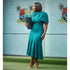 Elegant Church Dresses for Women Mermaid Cap Sleeves Modest Gowns