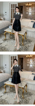 Summer Sweet Black Formal Occasion Short Dress Women Clothes Elegant Luxury A-Line Mini Party Prom Dresses