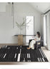 Modern Minimalist Large Area Rug for Living Room and Bedroom Decor