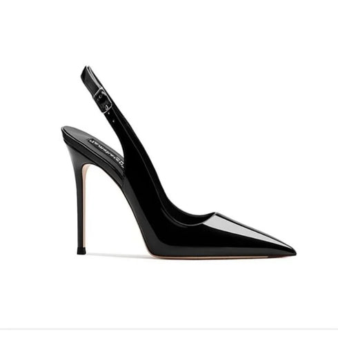 Sexy Pointed Toe Patent Strappy Party Sandals For Women
