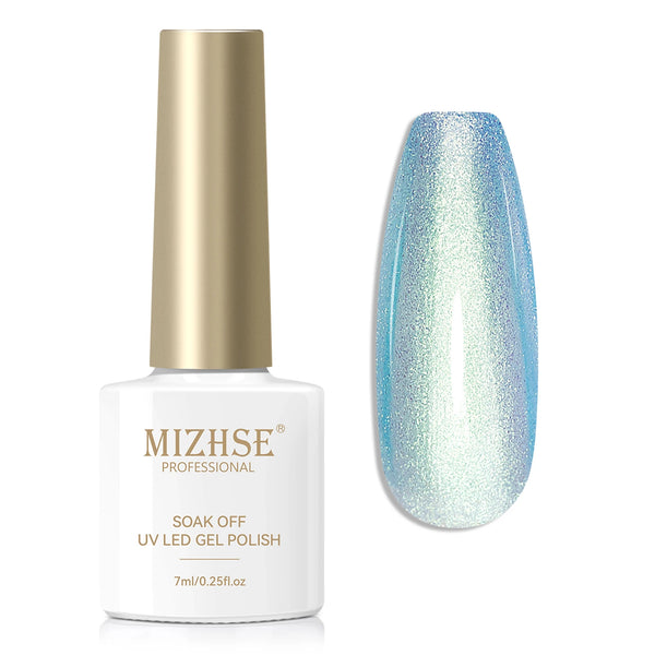 Glitter Gel Nail Polish for Stunning Winter Nail Art - 7ML Soak Off Semi-Permanent Varnish for DIY Manicure and Long-Lasting Shine