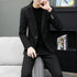 Casual Men's Suit Set Slim Fit Two-Piece Fashionable Korean Style