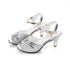 Elegant Bling Peep Toe Sandals for Women – Summer Dress Shoes with Wedge High Heels