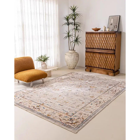 Retro Living Room Carpet Nordic Luxury Fashion Area Rug Fluffy Sofa Mat